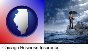 Chicago, Illinois - a business insurance concept photo