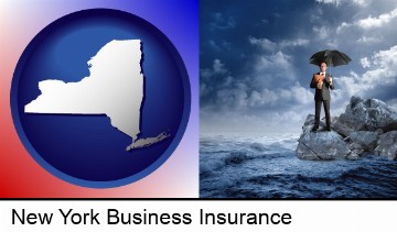 a business insurance concept photo in New York, NY