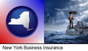 New York, New York - a business insurance concept photo