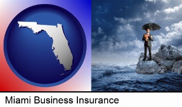 a business insurance concept photo in Miami, FL