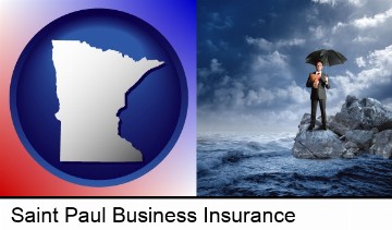 a business insurance concept photo in Saint Paul, MN